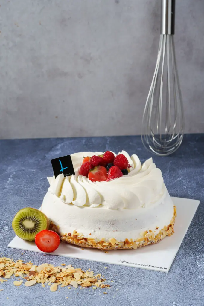 Gateau Creme Fraiche fruits frais 