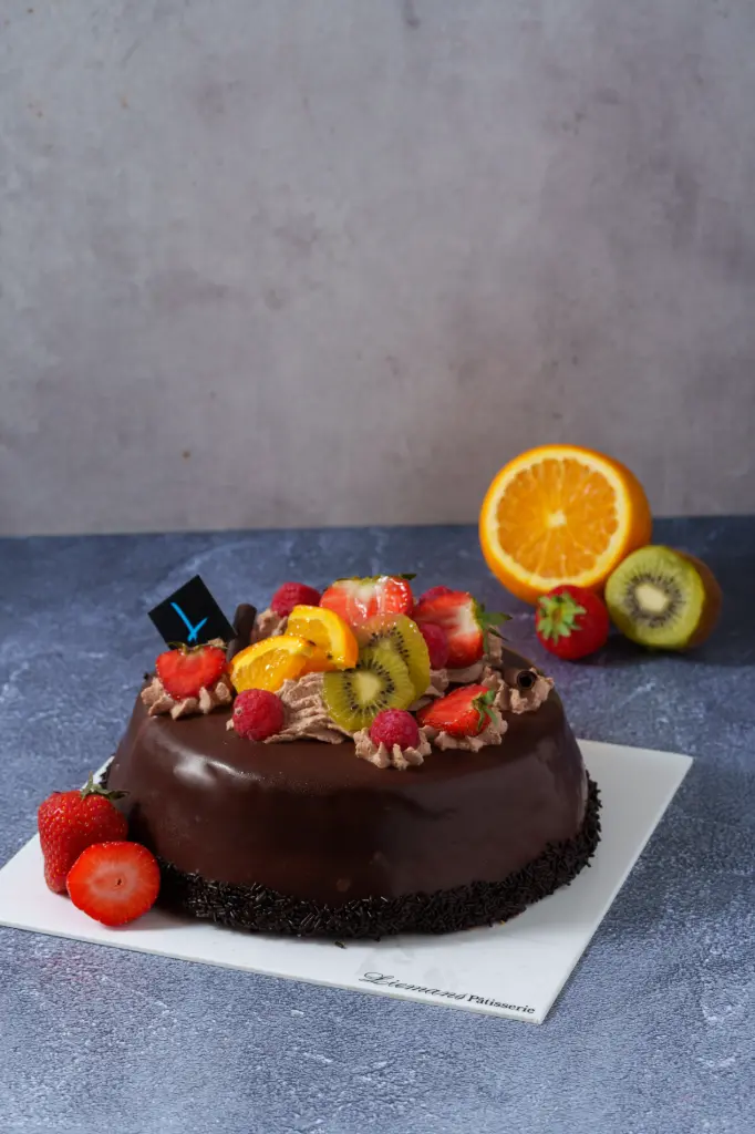Gateau Ganaché poires 